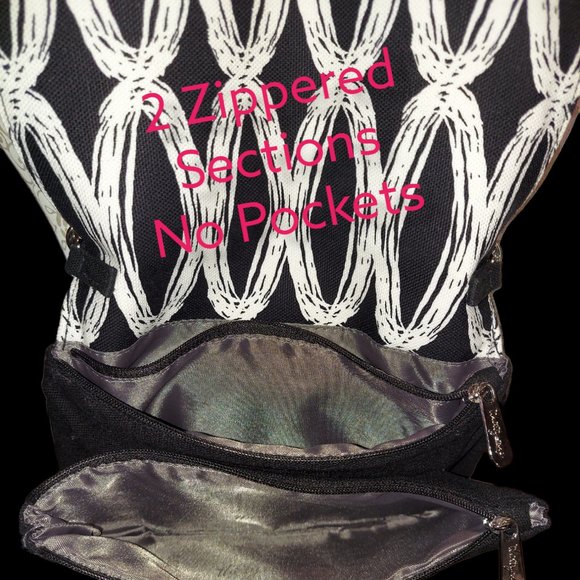 Thirty-One Double Up Crossbody Black Links - Picture 6 of 6